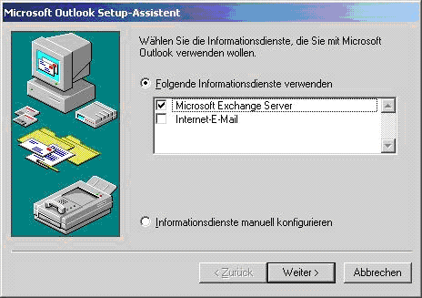 Outlook Setup-Assistent
